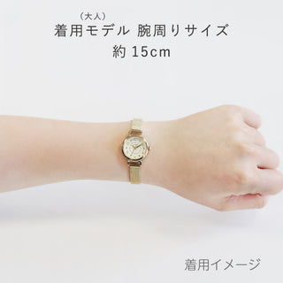 【細メッシュベルトウォッチ】小ぶりなシルエットが女性らしい華奢な手首を演出してくれる ●BL1132● 【ネコポス無料】