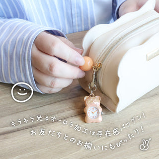 【くまちゃんキーチェンウォッチ】おもちゃみたいなカラフルさに視線クギ付け！CF2A0035 【ネコポス無料】