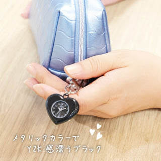 【ハート型チャームウォッチ】今の気分に寄り添う大人のカラーリング●CF2A0036 ●【ネコポス無料】