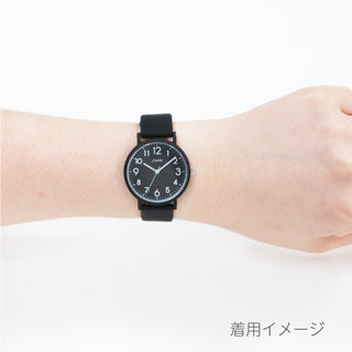 CF2D0006 くすみカラーが肌馴染みよく、普段使いにも最適なラバータイプの腕時計【ネコポス無料】