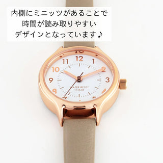 CF3B0013 10気圧防水のニッケルフリーメッキウォッチ
