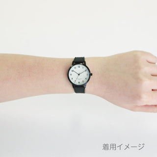 【10気圧防水/シンプルラバーベルトウォッチ】雨の日や手洗い時、水に濡れても安心 ●HL270●【ネコポス無料】