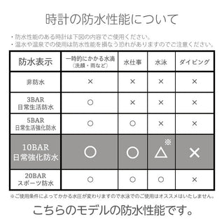 HL281　10気圧防水でニッケルフリーメッキの小ぶりな革ベルトウォッチ